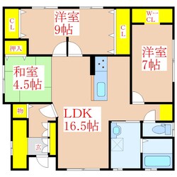 広瀬４丁目戸建の物件間取画像